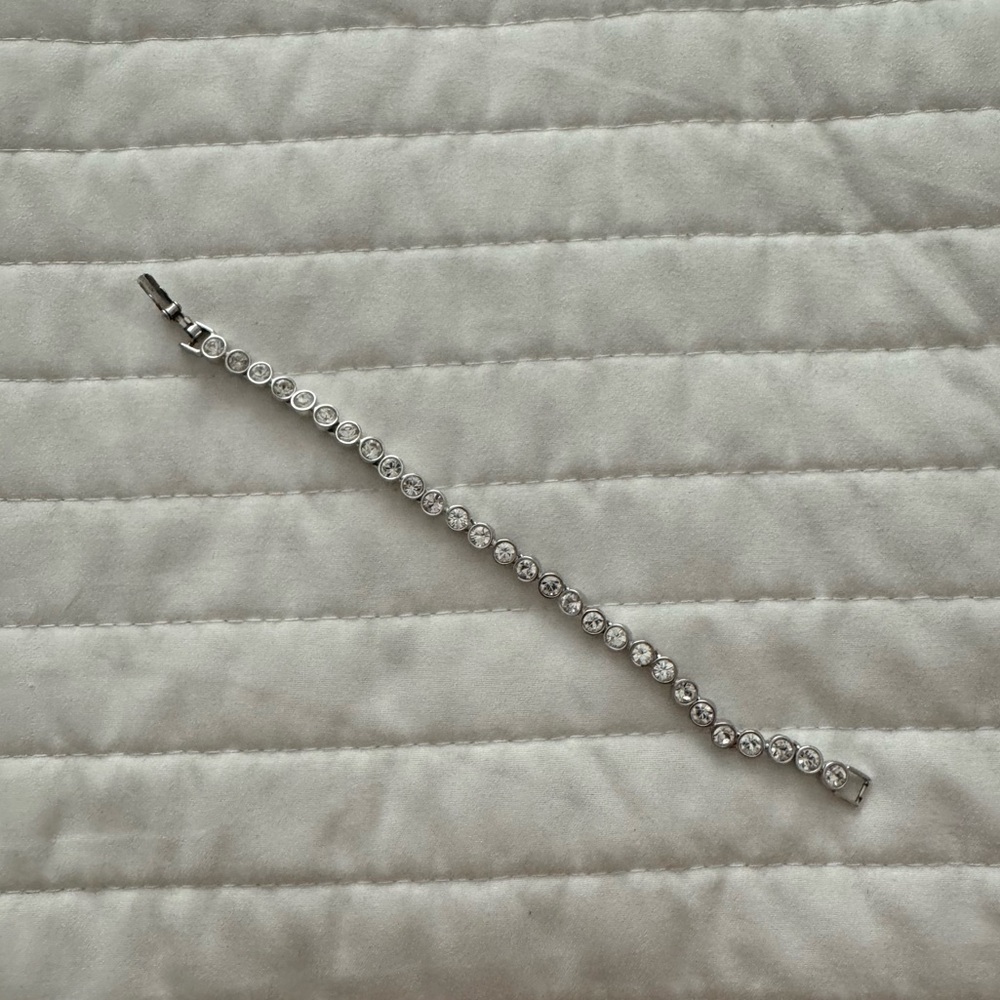 Swarovski crystal tennis bracelet